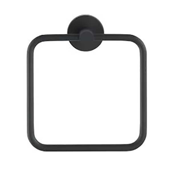 PORTE SERVIETTE ANNEAU BOSIO BLACK MAT