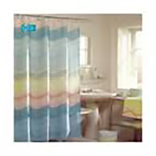 RIDEAU DE DOUCHE POLYESTER 180X200 CM ARC EN CIEL