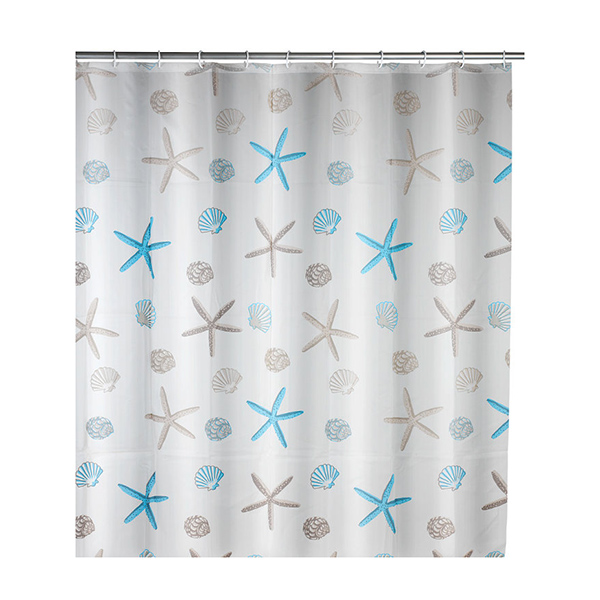 RIDEAU DE DOUCHE 180X200 CM PEVA BELLA MARE