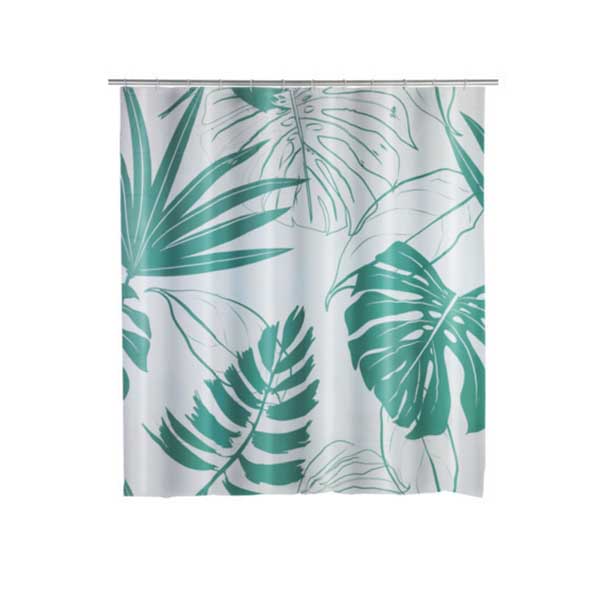 RIDEAU DE DOUCHE 180X200 CM BRASIL VERT PEVA