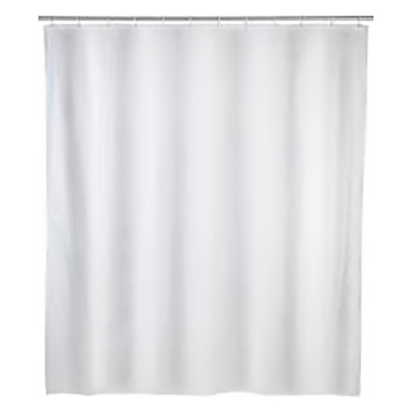 RIDEAU DE DOUCHE 180X200 CM BLANC ANTI MOISISSURE