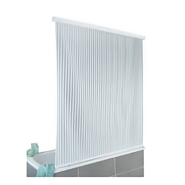 RIDEAU DE DOUCHE DEROULANT 132X240 CM