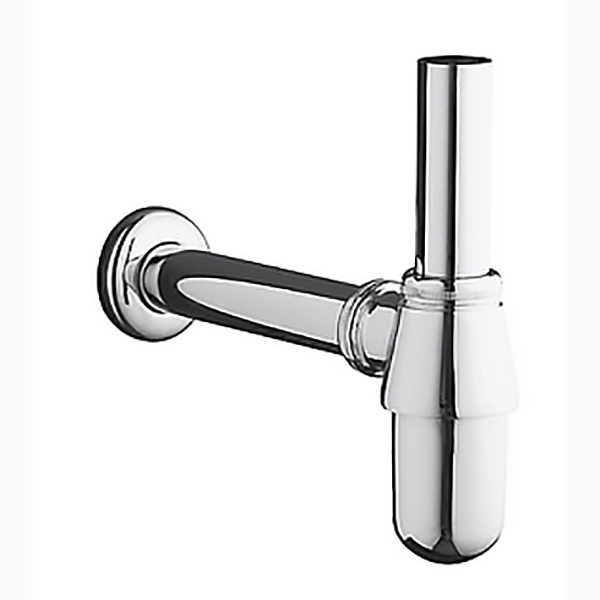 SIPHON POUR LAVABO VASQUE 210MM CHROME