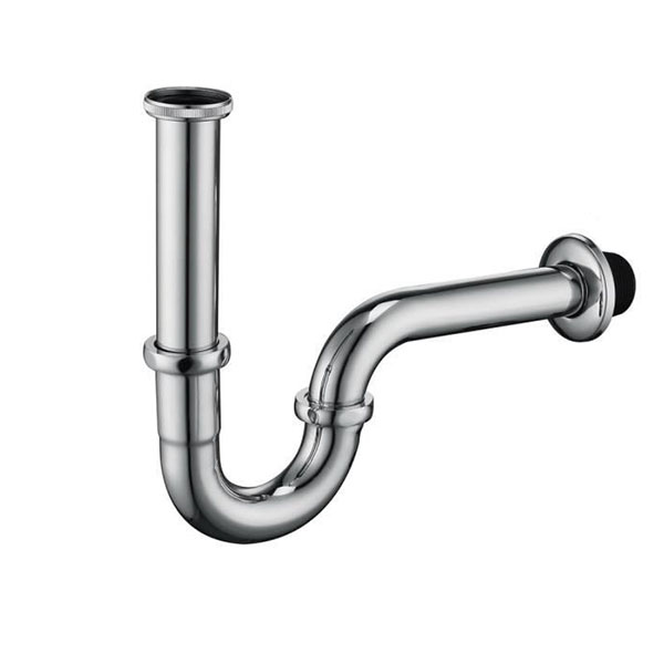 SIPHON PIPE CHROME POUR VASQUE
