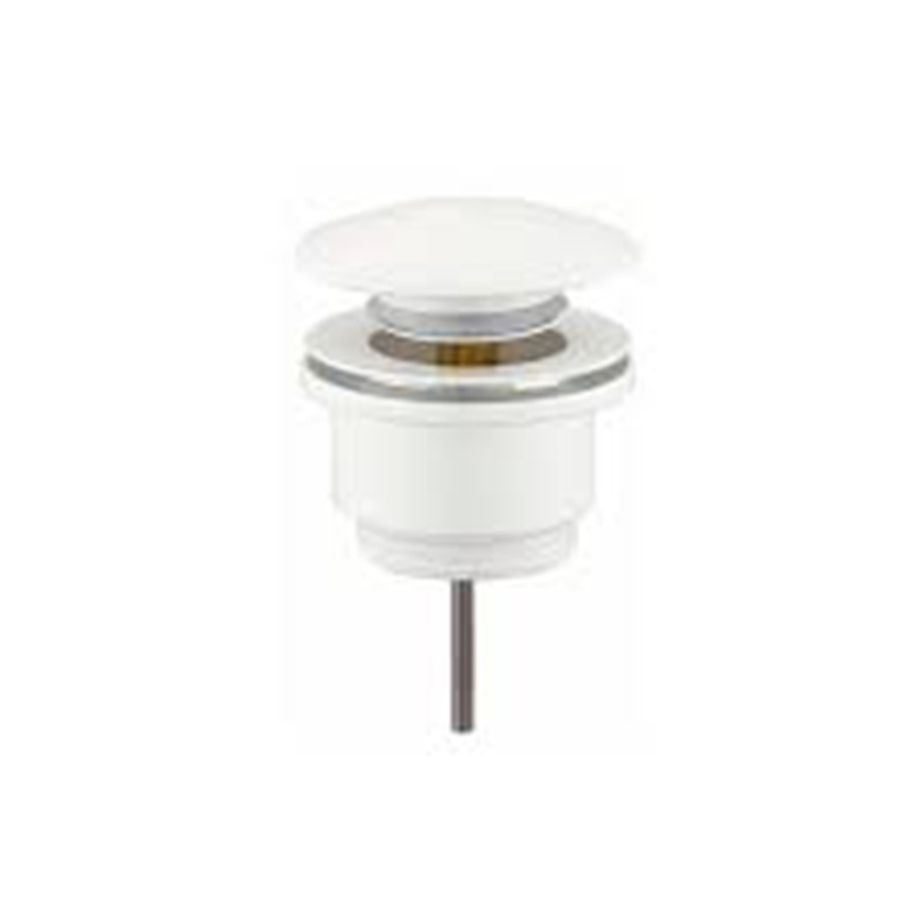 VIDAGE QUICK-CLAC METALLIQUE 1-1/4" LEO" BLANC MAT