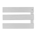 SECHE SERVIETTE ELECTRIQUE 3BARRES BLANC MAT 480X325X45MM 50W