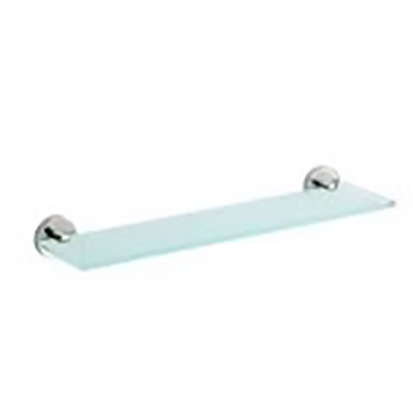 TABLETTE EN VERRE BOSIO SHINE INOX 46.5X5.5X13.5CM