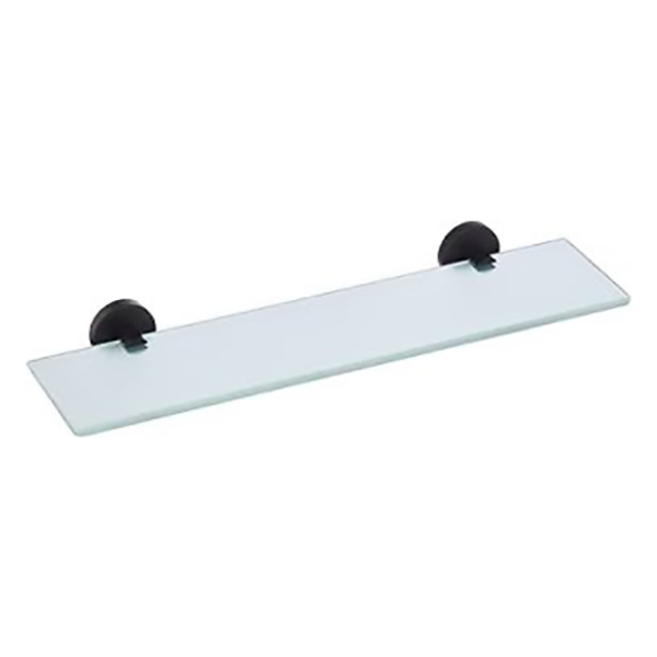 TABLETTE EN VERRE BOSIO BLACK MAT 46.5X5.5X13.5CM
