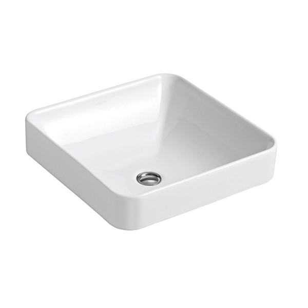 VASQUE A POSER PORCELAINE BLANC FORREFRONT CARRE