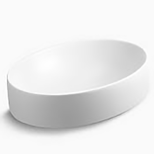 VASQUE A POSER PORECLAINE OVAL CHALICE 508*379 MM