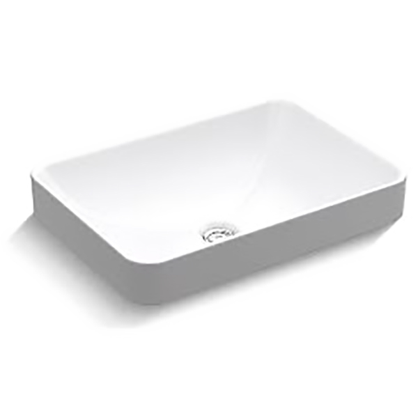 VASQUE A POSER PORECLAINE FOREFRONT RECTANGLE 575 X 410X171 MM
