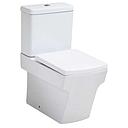 WC COMPLET HORIZONTAL COVE DOUBLE POUSSOIR AVEC ABATTANT RALENTISSEUR