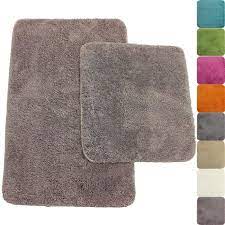 TAPIS DE SALLE BAIN 2PCES 500*800+500*500MM (EPAISSEUR 8MM) DSC-1411