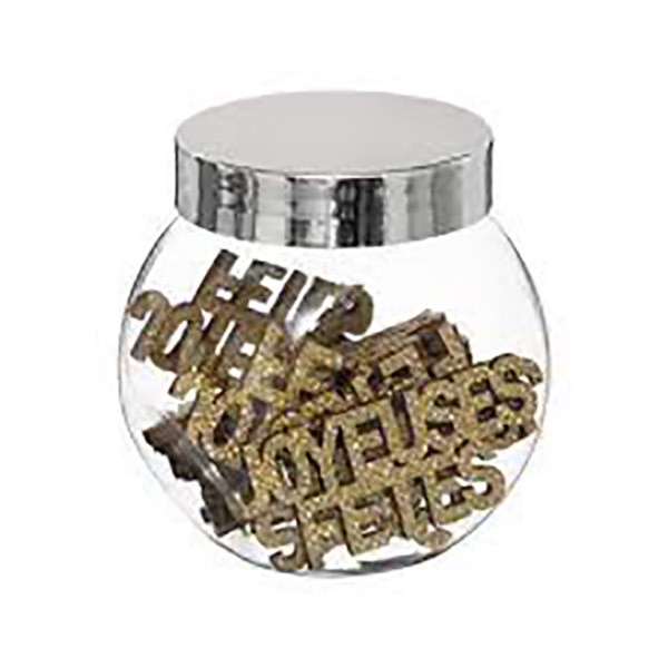 ACCESSOIRE BOCAL MOTS JF PAILLE X12 ARGENTE