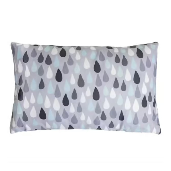 COUSSIN 30X50CM DEH GOUTTES GRIS_BLEU