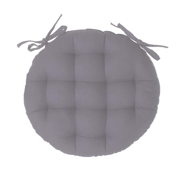 GALETTE CHAISE RONDE GRIS D38