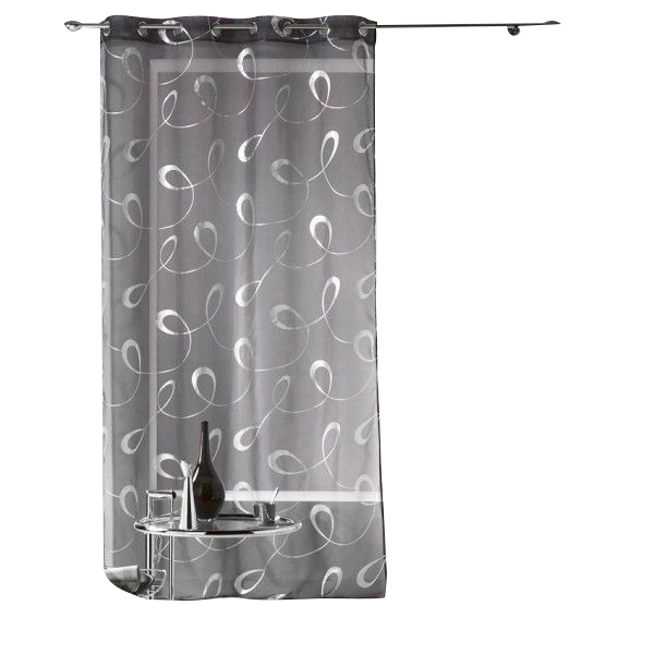 RIDEAU 140X240CM 8 OEIL INFINI ANTHRACITE