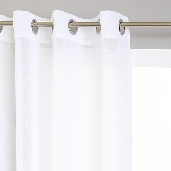 VOILAGE ETAMINE BLANC 140X240