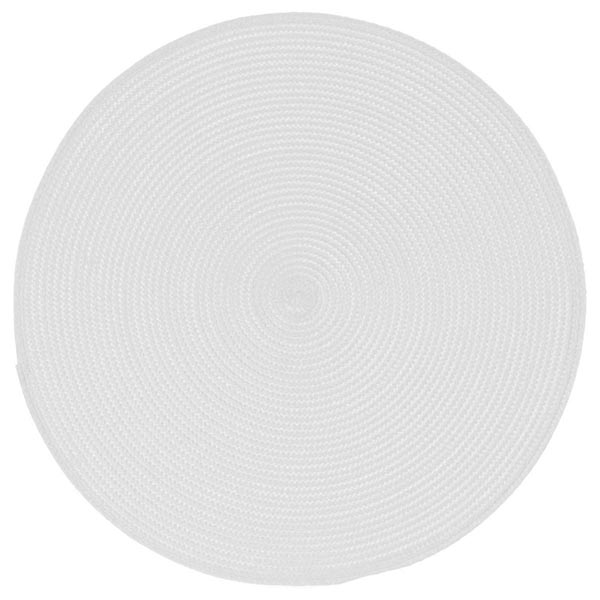 SET DE TABLE TRESSE ROND BLANC