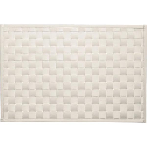 SET DE TABLE SAVANNAH BAST BLANC 30CMX43CM