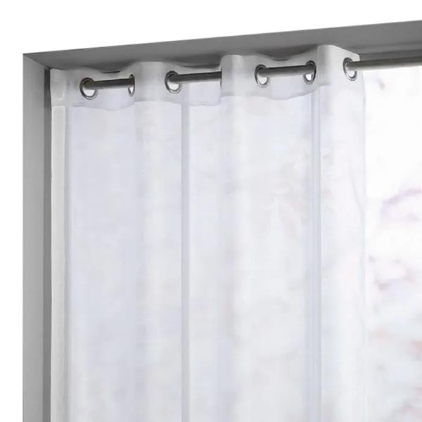 VOILE 140X350CM 8 OEIL CLOUD BLANC