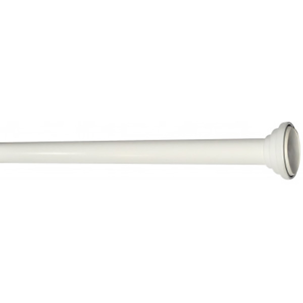 BARRE ENTRE MURS EXTENSIBLE 80-125 BLANC