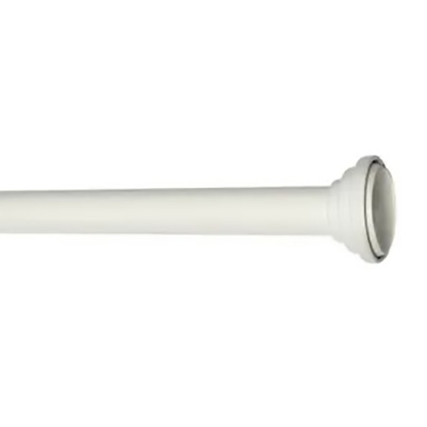 BARRE ENTRE MURS EXTENSIBLE 120-210 BLANC