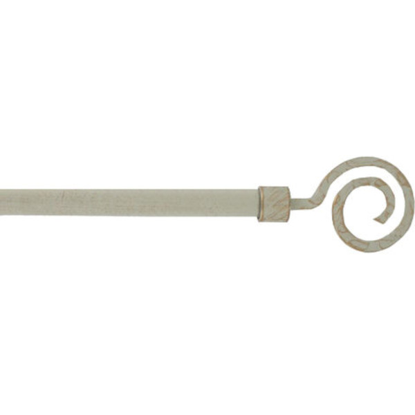 KIT TRINGLE EXTENSIBLE 120-210cm D19 ORLANDO BLANC BRILLANT