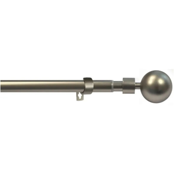 KIT TRINGLE EXTENSIBLE 120-210cm D19 ORLANDO NICKEL BROSSE