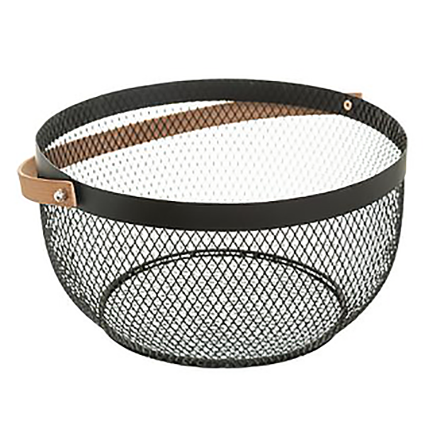 CORBEILLE MESH 29CM RETRO + POIGNEE