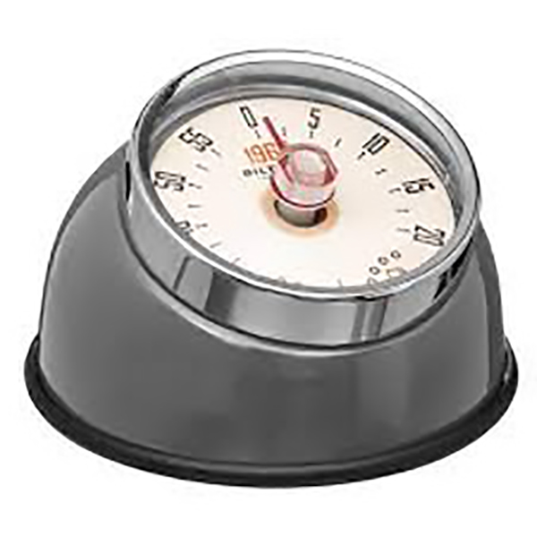 MINUTEUR RETRO MAGNETIQUE GRIS