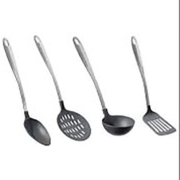 USTENSILE NYLON + INOX X4