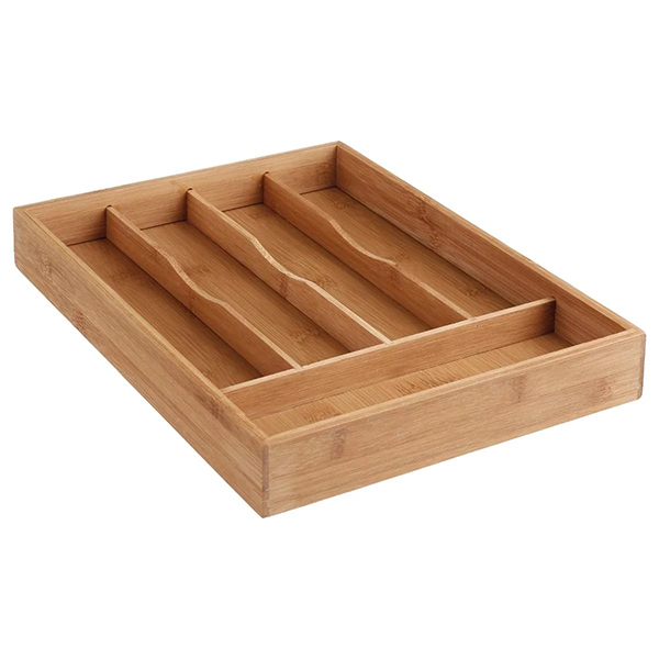 RANGE COUVERTS BAMBOU 34X25CM