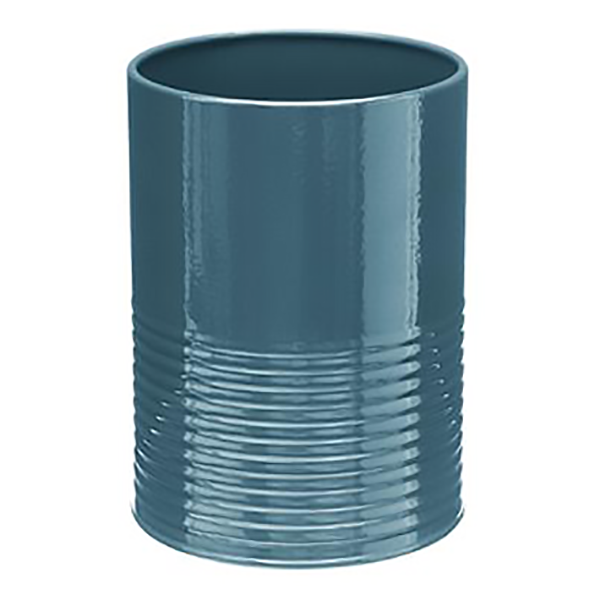 POT USTENSILE/EGOUTTOIR METAL BLEU