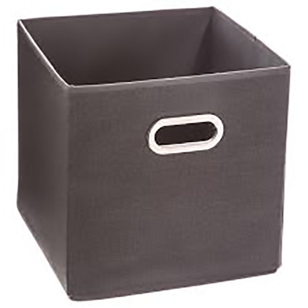 BOITE RANGEMENT 31X31 GRIS FONCE CHINE