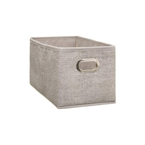 BOITE RANGEMENT 15X31 BEIGE CHINE