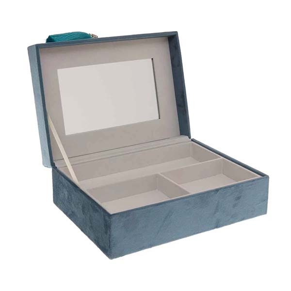 BOITE BIJOUX VELOURS HIVER