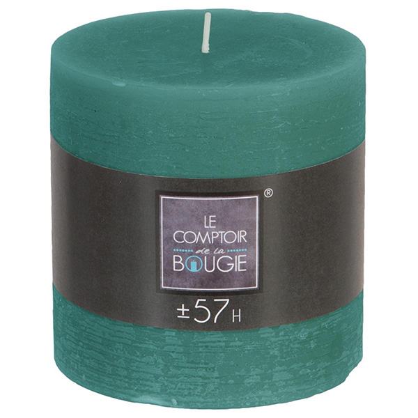 BOUGIE ROND RUSTIC EMER 10X10
