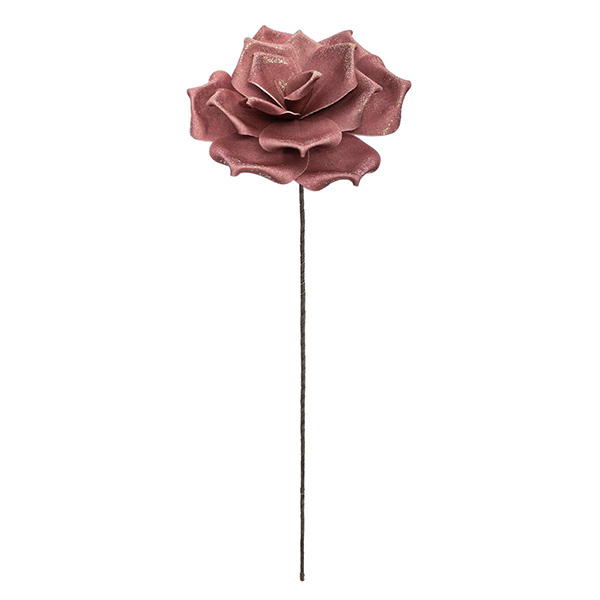 BRANCHE FLEUR BDX PAILL DORE 80CM