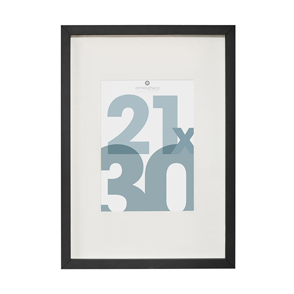 CADRE PHOTO NOIR MANU 21X30