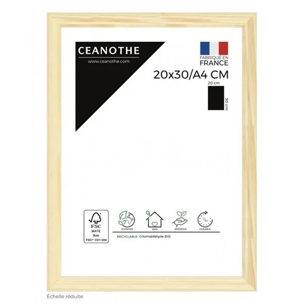 CADRE 20X30/A4 CIRCEE NATUREL