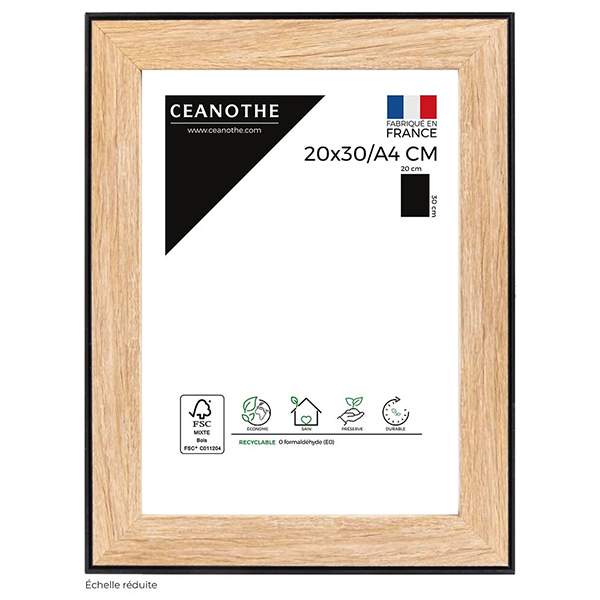 CADRE 20X30/A4 NEWTON BOIS