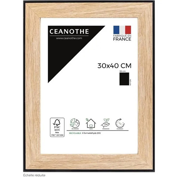 CADRE 30X40 NEWTON BOIS