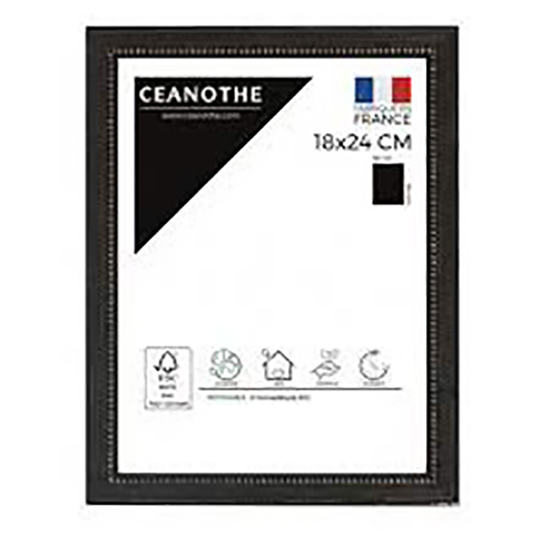 CADRE 18X24 PERLE NOIR