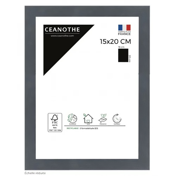 CADRE 15X20 KARMA GRIS BLEU
