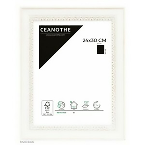 CADRE 24X30 ALMA BLANC