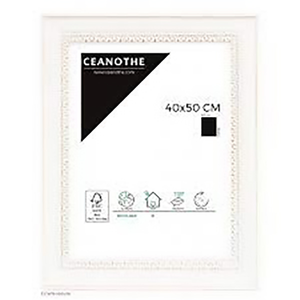 CADRE 40X50 ALMA BLANC