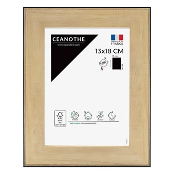 CADRE 13X18 NEWTON BOIS NOIR