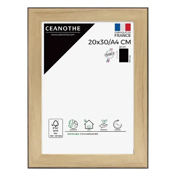 CADRE 20X30/A4 NEWTON BOIS NOIR