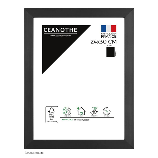 CADRE 24X30 PRECIOUS CARBONE